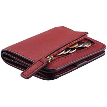 Toughergun Wallet Women RFID Blocking Small Compact Bifold Luxury Leather Pocket Wallet Ladies Mini ...