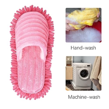 Unisex Microfiber Slippers Floor Cleaning Mop Men and Women House Dusting Slippers Floor Dust Dirt Cleaning Slipper