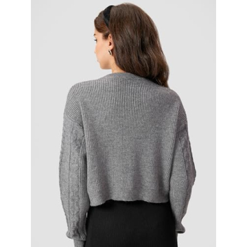 Stylish CIDER Women's Cardigan with Buckle Detail