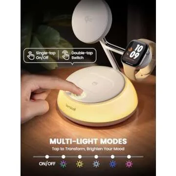 Lamicall 4 in 1 Fast Wireless Charging Station for Apple