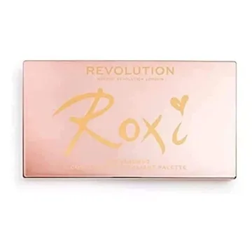 Makeup Revolution X Roxxsaurus Highlighter & Contour Palette - 8 Shades for Sculpting & Illuminating...