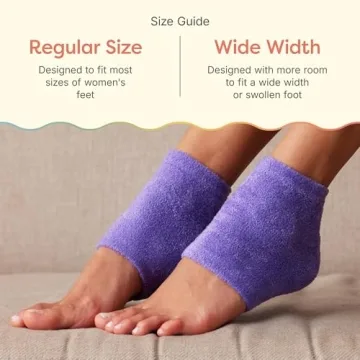 ZenToes Moisturizing Sleep Socks for Cracked Heels