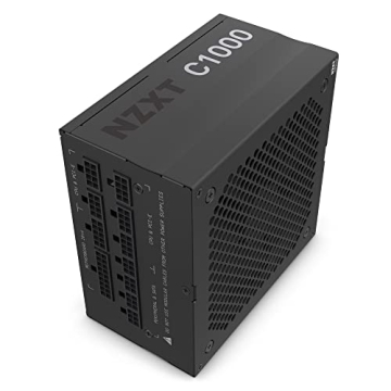 NZXT C1000 PSU (2022) - High-Efficiency 1000 Watt Gold Certified ATX Gaming Power Supply