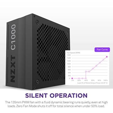NZXT C1000 PSU 1000 Watt Gold Certified Power Supply