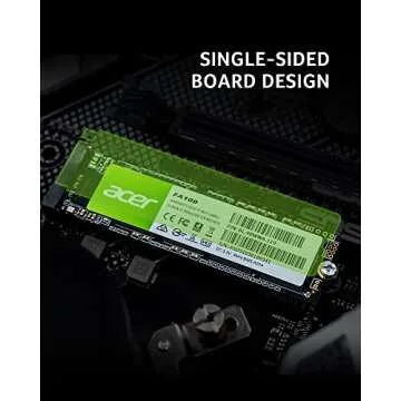 acer FA100 1TB M.2 SSD 2280 NVMe Gen3 x4 Internal Solid State Drive, Up to 8 Gb/s, Storage for PC and Laptops - BL.9BWWA.120