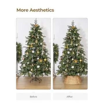 Durable 22.5 Inch Christmas Tree Collar for Festive Decor