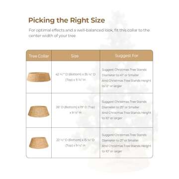 Durable 22.5 Inch Christmas Tree Collar for Festive Decor