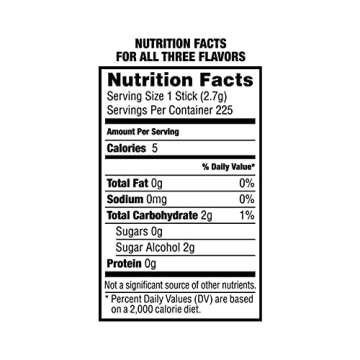 5 GUM Peppermint Cobalt, Spearmint Rain, Wintermint Ascent Sugar-Free Chewing Gum Variety Pack, 15 Packs, WRIGLEY'S 15 Stick