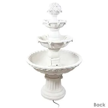 Sunnydaze 52-Inch Elegant 3-Tier Water Fountain