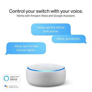 Kasa Smart 3 Way Switch HS210, Needs Neutral Wire, 2.4GHz Wi-Fi Light Switch works with Alexa and Go...