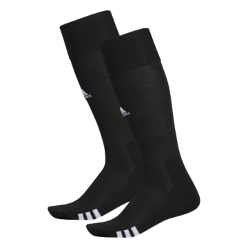 Adidas Rivalry Soccer Socks - Black/White, 2-Pair