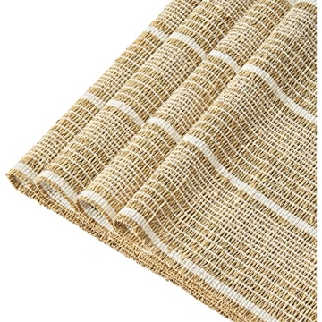 Natural Wicker Placemats - Eco-Friendly Seagrass Set of 6