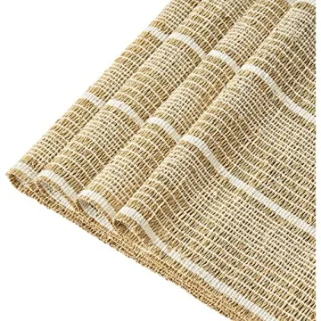 Natural Wicker Placemats - Eco-Friendly Seagrass Set of 6