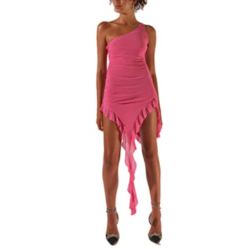 NUFIWI Strapless Off Shoulder Bodycon Mini Dress for Summer Night Out and Beach Wear