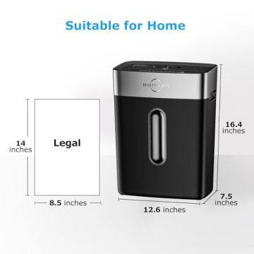 Compact Cross-Cut Shredder Perfect for Home Office