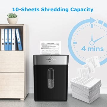 Compact Cross-Cut Shredder Perfect for Home Office