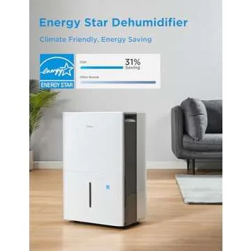 Midea 1,500 Sq. Ft. Energy Star Dehumidifier with Smart Control