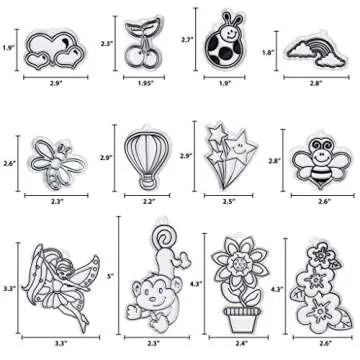 Yes Made by Me Assorted Window Art Refill Pack 12 pk