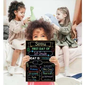 First Day of School Board for Kids - Reusable & Fun