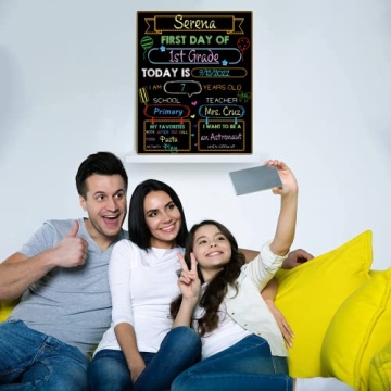 First Day of School Board for Kids - Reusable & Fun