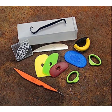 MudTools Sherrill Essential 10 Piece Starter Tool Kit for Pottery, Clay, Sculpting Artists