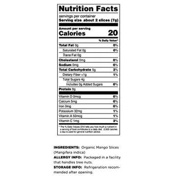 Terrasoul Superfoods Organic Dried Mango Slices 2 Lbs