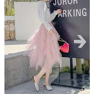 Enchanted LBKKC Women's Pink Tulle Skirt for All Occasions
