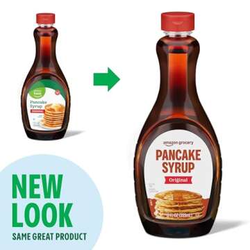 Amazon Grocery, Original Pancake Syrup,12 Fl Oz (Previously Amazon Fresh, Packaging May Vary)