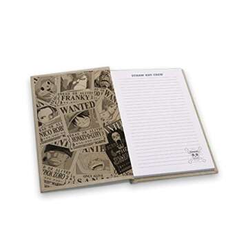 ABYstyle One Piece Monkey D. Luffy Black Gift Set Includes 11 Oz. Mug, Hardcover Notebook, and Keychain Anime Manga Drinkware Accessories 3 Pcs