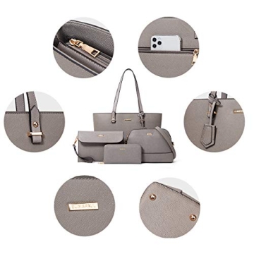 Women Fashion Handbags 4pcs Set Stylish & Versatile