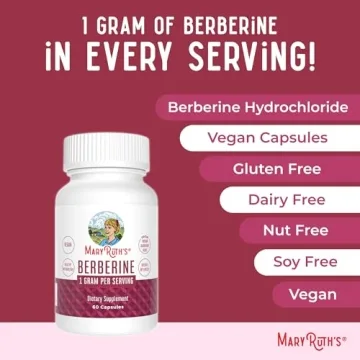 MaryRuth's Berberine Supplement - 1000 mg for Wellness