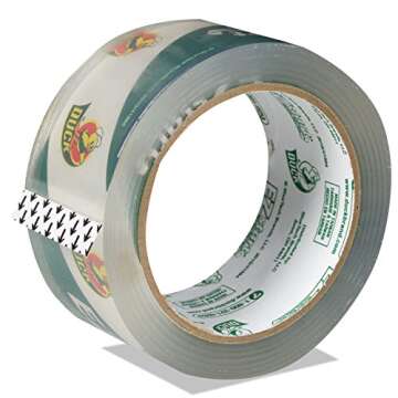 Duck CS60C EZ Start Premium Packaging Tape, 1.88-Inch x 60yds, 3-Inch Core, Clear