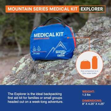 Adventure Medical Kits Explorer First Aid Kit for 4 People