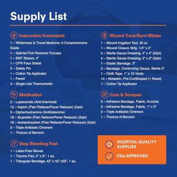 Adventure Medical Kits Explorer First Aid Kit for 4 People