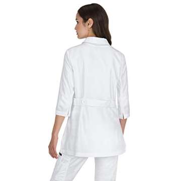KOI 446 Women's Amber Lab Coat - Elegant & Functional Design