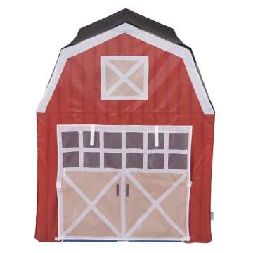 Pacific Play Tents 60810 Barnyard Playhouse Tent, 48" x 38" x 48", Multi