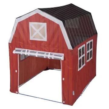 Pacific Play Tents 60810 Barnyard Playhouse Tent, 48" x 38" x 48", Multi