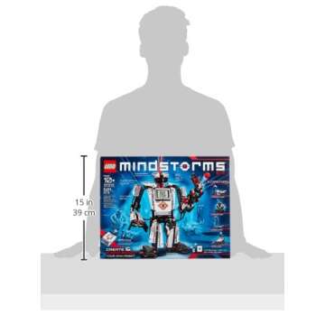 LEGO MINDSTORMS EV3 31313 Robot Kit with Remote Control for Kids, Educational STEM Toy for Programming and Learning How to Code (601 Pieces)