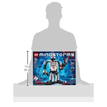 LEGO MINDSTORMS EV3 31313 Robot Kit with Remote Control for Kids, Educational STEM Toy for Programming and Learning How to Code (601 Pieces)