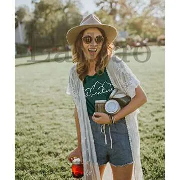 Stylish Women's Camping Mountain Adventure Graphic Tank Top