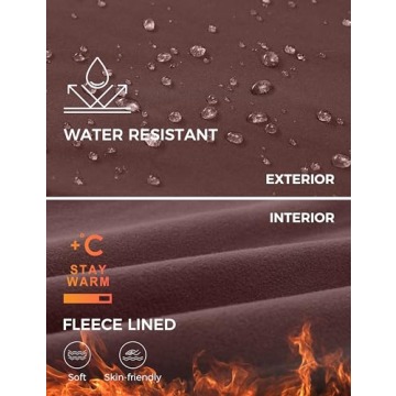 CRZ YOGA Women's Fleece Lined Flare Leggings for Winter