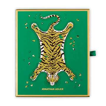 Galison Jonathan Adler Safari Shaped Puzzle, 750 Pieces, 19” x 29.25” – Shaped Jigsaw Puzzle Featuring Iconic Art by Jonathan Adler – Thick, Study Pieces, Challenging Family Activity, Great Gift Idea