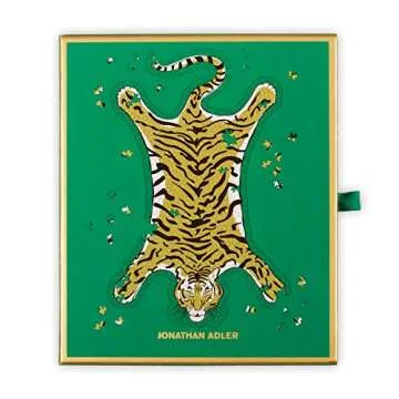 Galison Jonathan Adler Safari Shaped Puzzle, 750 Pieces, 19” x 29.25” – Shaped Jigsaw Puzzle Featuring Iconic Art by Jonathan Adler – Thick, Study Pieces, Challenging Family Activity, Great Gift Idea