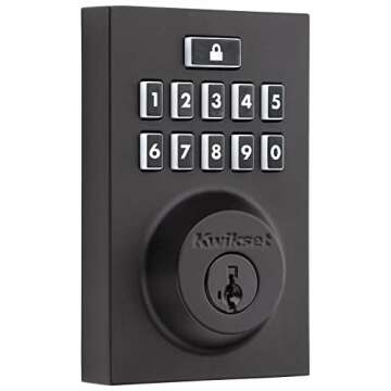 Kwikset CP913CNT-514S SmartCode Touchpad Electronic Deadbolt