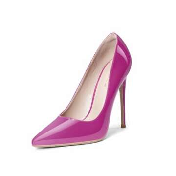 GENSHUO Sexy 4.7 Inch Pointy High Heels for Women