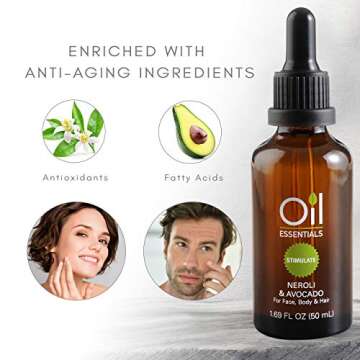 Natural Moisturizing Oil for Skin and Hair Treatment