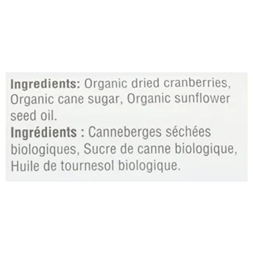 Organic Dried Cranberries - Healthy Sweet Snack 8 Oz