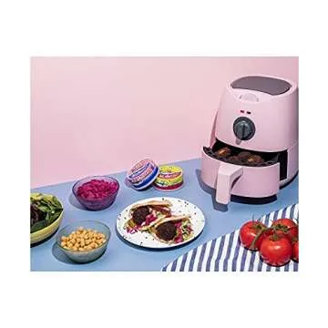 Bella 2-Quart Electric Air Fryer, Pink Matte