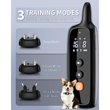 Rechargeable Waterproof E-Collar for Effective Dog Training