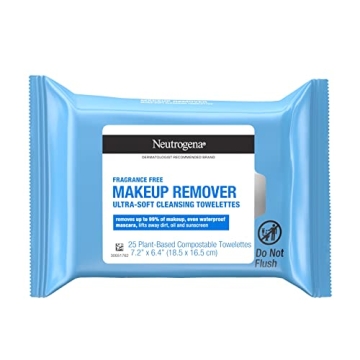 Neutrogena Face Makeup Remover Wipes, 25 ct